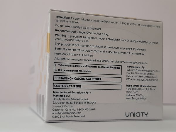 Unicity Unimate Lemon Ginger Flavor (10 Sachets) 3
